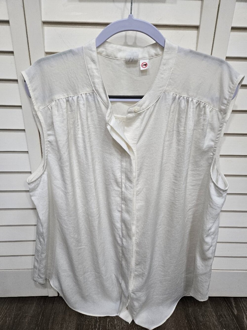 Ivory White, Worthington Blouse, Very Feminine, Office Casual Size XXL